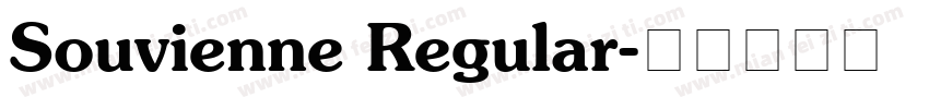 Souvienne Regular字体转换